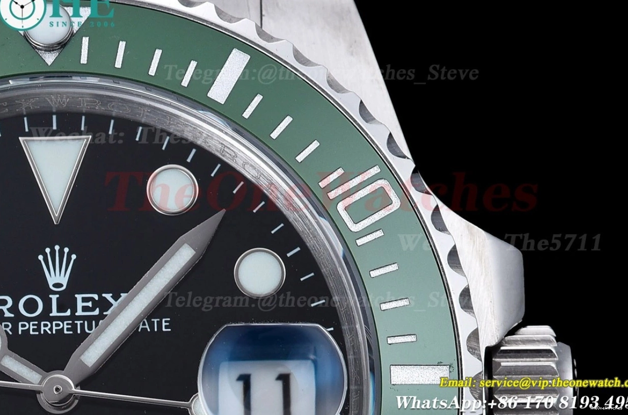 Black 41mm GDF Submariner SS MY8215 SS 126610LV 1224